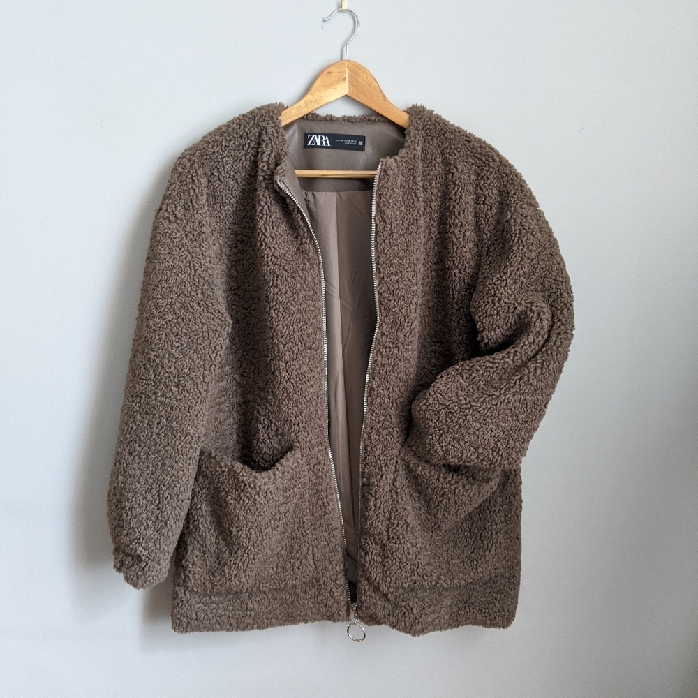 Zara teddy jacket